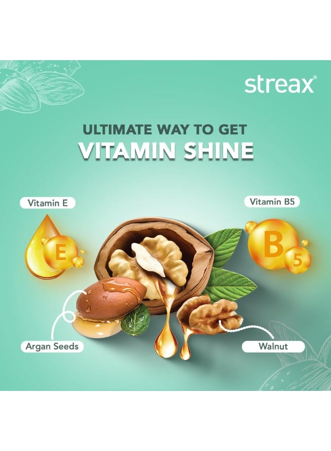 Streax Crème Permanent - 5 Light Brown Hair Color- 140 Ml, 100% Grey Coverage, Ammonia Free, Long Lasting For Women(Colourant Tube 60G,Developer Bottle 60Ml,Conditioner 20G) - Image 2